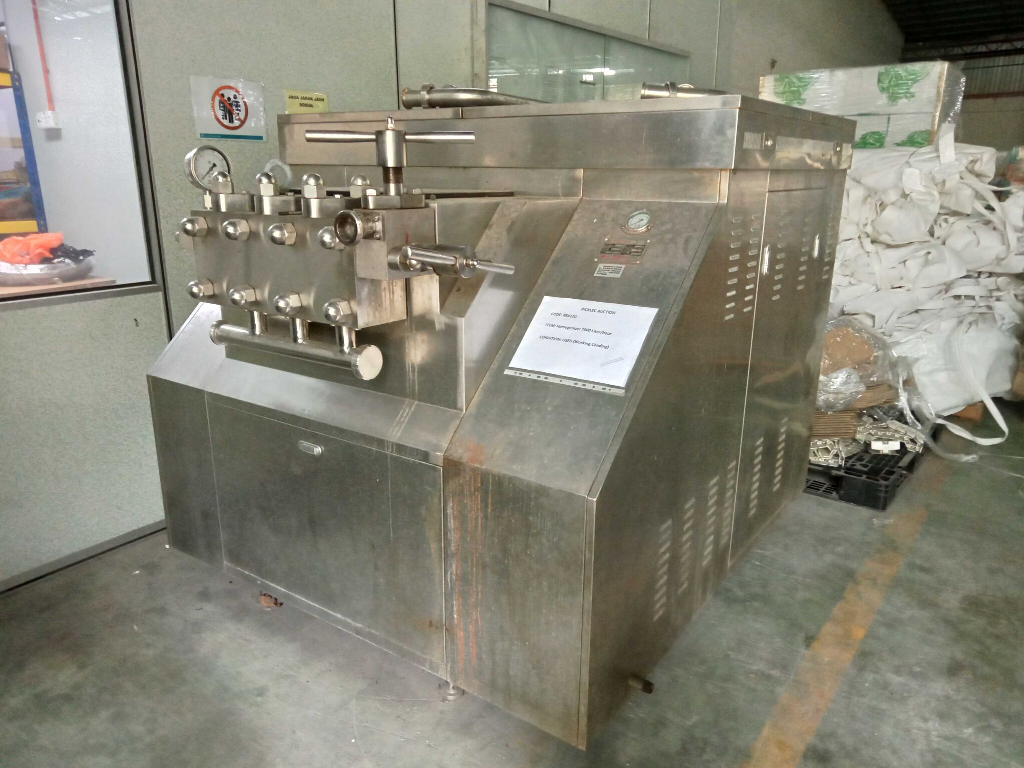 EOI REX F&B Equipment for Sale Pickles Auctions buy industrial